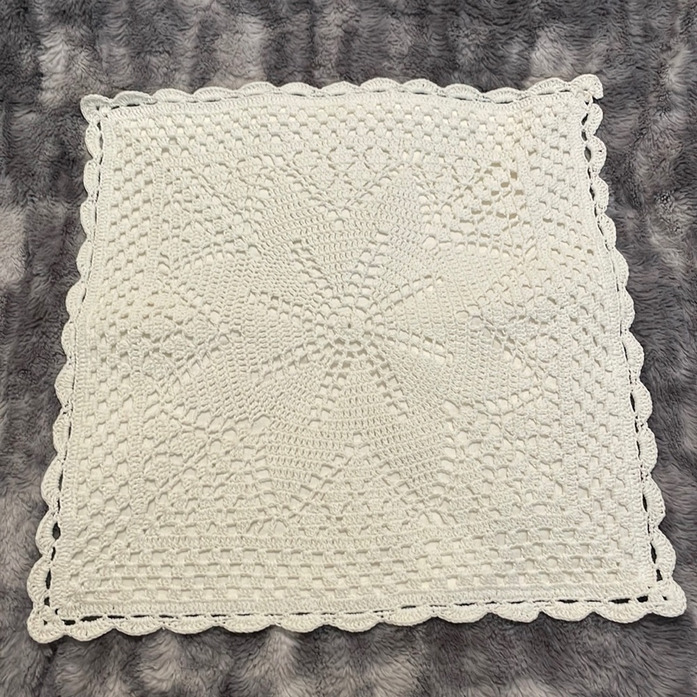 Set of Crocheted Pillow Cases